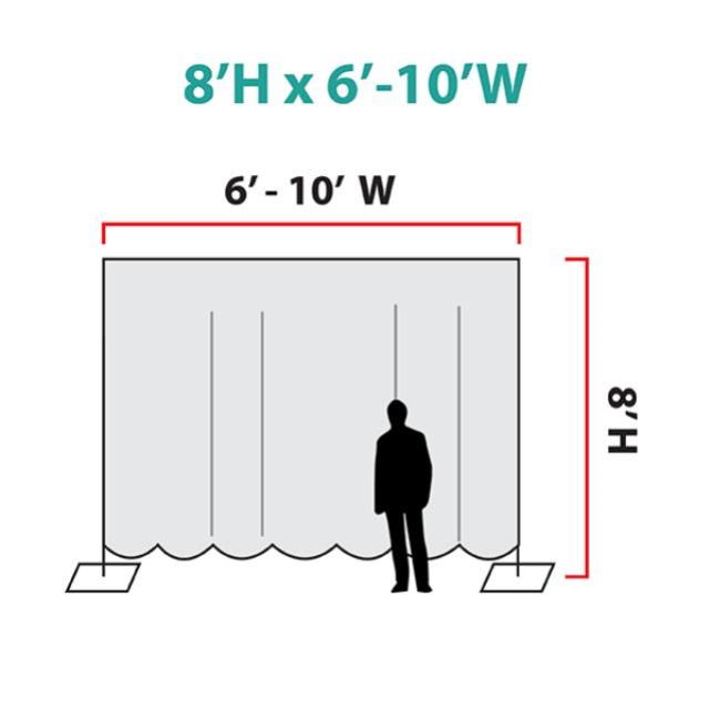 Where to find PIPE DRAPE 8 X10 SECTION in Baltimore
